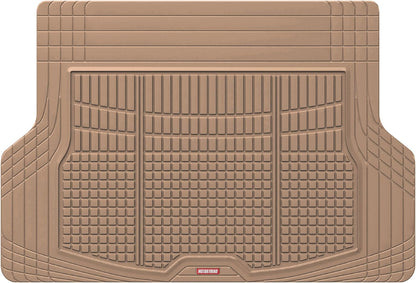 Motor Trend Premium FlexTough All-Protection Cargo Mat Liner – w/Traction Grips & Fresh Design, Heavy Duty Trimmable Trunk Liner for Car Truck SUV, Black (OF-985-BK)