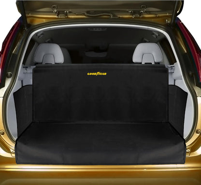 GOODYEAR Water Resistant SUV Cargo Cover Heavy-Duty Trunk Protector for Dogs, Durable Liner with Side Walls, Pet Mat, Large Size