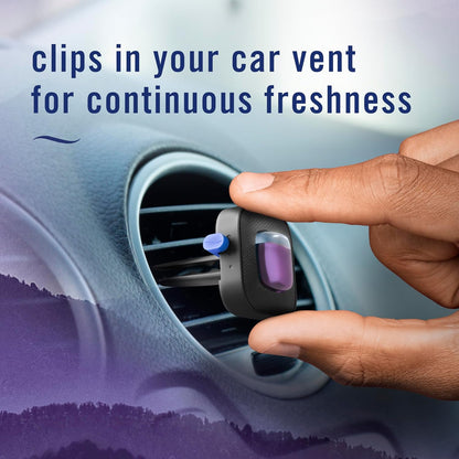 Febreze Car Mountain Scent Air Freshener Vent Clip, .07 oz, 2 Count