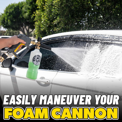 Chemical Guys Snubby Pressure Washer Gun with Foam Cannon Attachment - Short Handle for Gas and Electric Pressure Washers, Foam Sprayer Ideal for Car Washing, Detailing, and Home Cleaning Projects