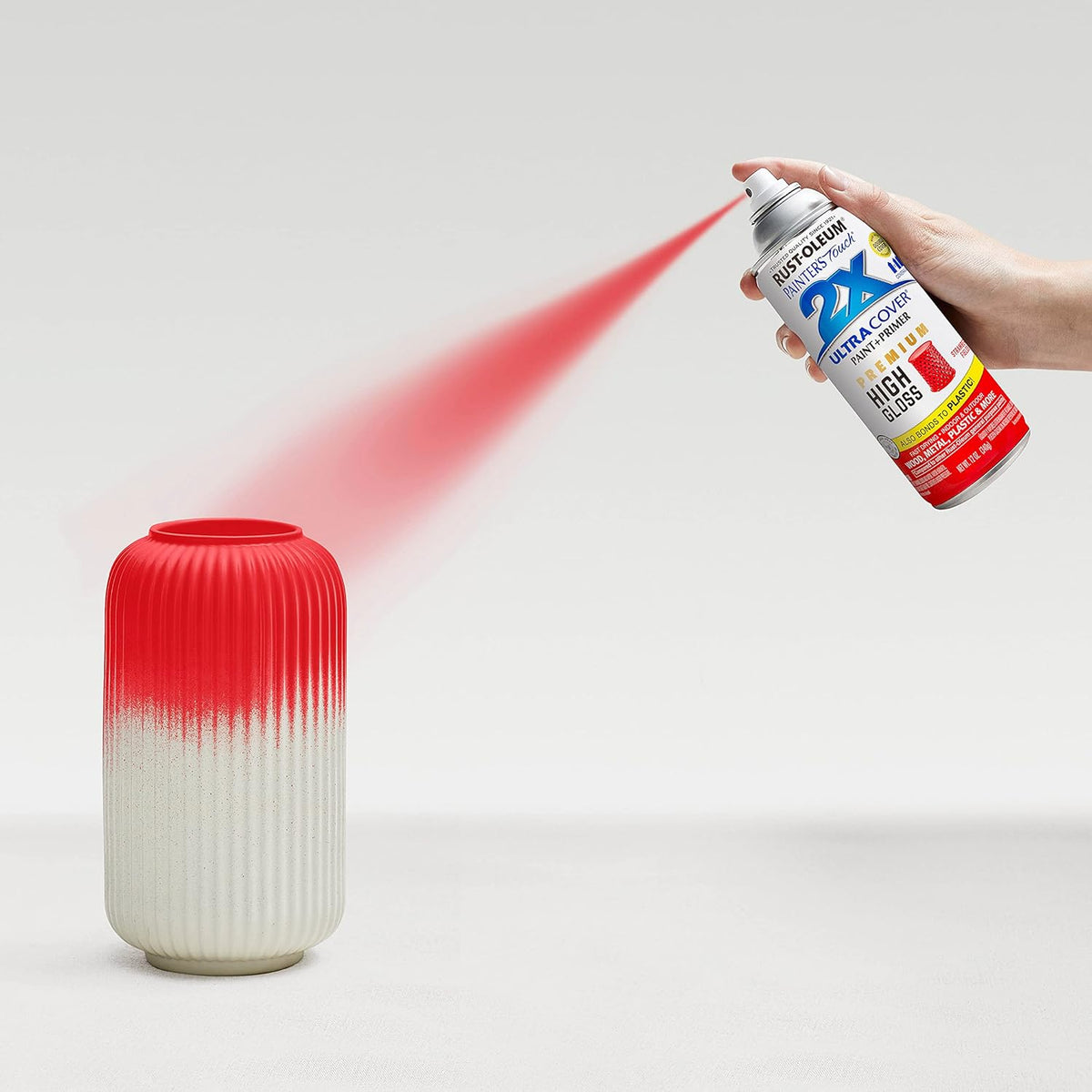 Rust-Oleum 334029 Painter's Touch 2X Ultra Cover Spray Paint, 12 oz, Gloss Clear - Colors B