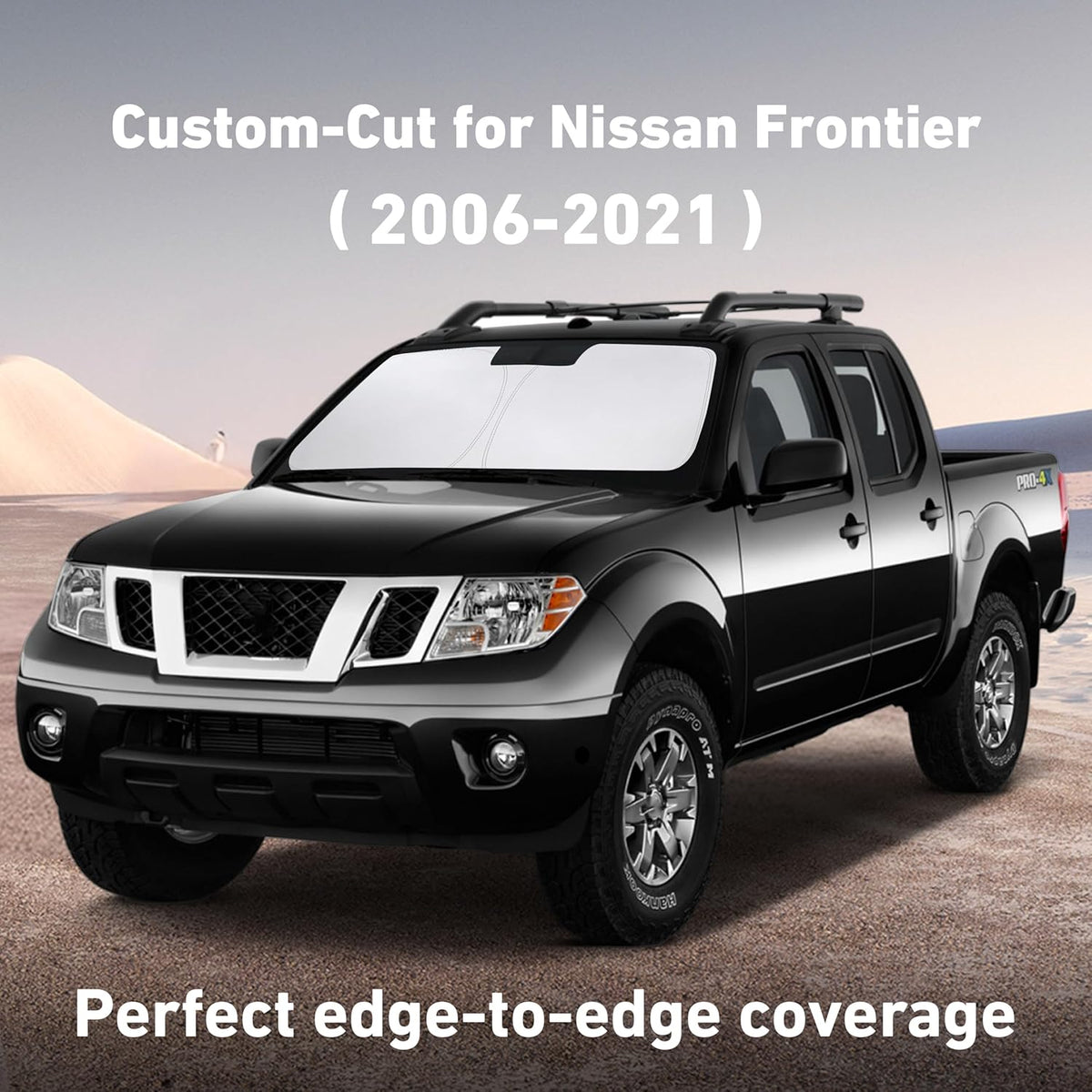 EcoNour Car Windshield Sun Shade | 2025 Upgraded Innovative No-Light-Pass Technology for Maximum Coverage | Foldable Sun Shade Keeps Your Vehicle Cool | Must-Have Car Accessories | Small (59" x 29") - Colors G