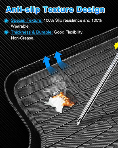 Rav4 Cargo Liner - Trunk Mat for Toyota RAV4 2019-2024 2025, All Weather Cargo Mat for rav4 Accessories, Heavy Duty (Fit for All Models)
