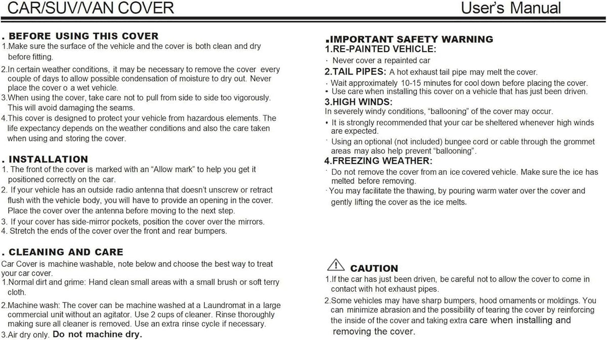 X AUTOHAUX Car Cover for Honda Civic Sedan/Coupe 210D-PU Outdoor Full Car Cover All Weather with Door Zipper for Waterproof Windproof Sun Rain Snow Protection