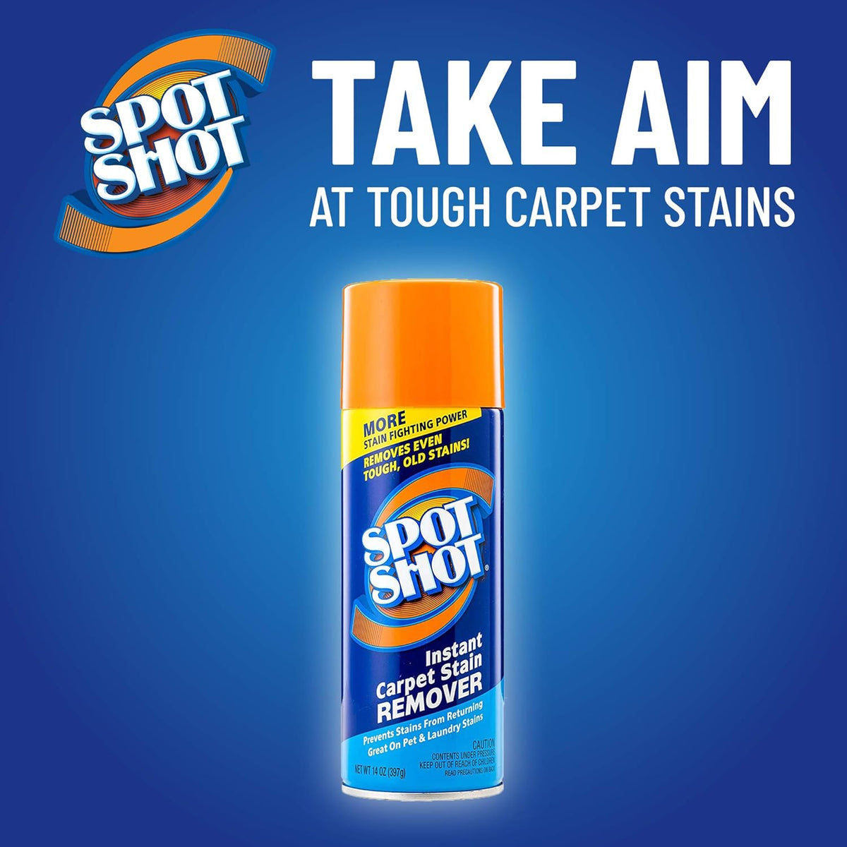Spot Shot Instant Carpet Stain Remover Aerosol 14 oz can - 2 Pack