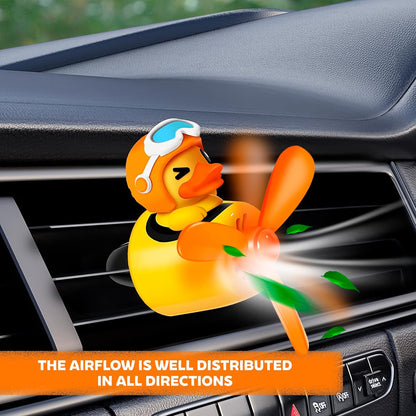 Car Vent Clips - Bear Pilot Car Air Freshener Vent Clip with Rotating Propeller, Durable and Easy to Install, 2.1"x2.5"x2.4" Versatile Size, 2 Aroma Tablets Included, Adds a Playful Touch to Interior