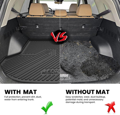 LASFIT Floor Mats Fits for Hyundai Sonata 2020-2026 (Only for FWD & Gas) & Kia K5 2021-2025 (Only for FWD) Custom Fit TPE All Weather Floor Liners Car Mats Accessories, Black