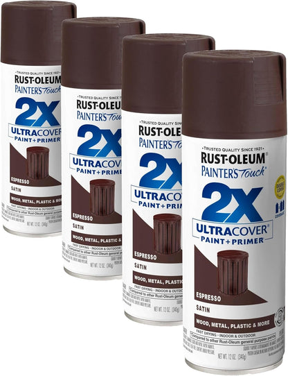 Rust-Oleum 334029 Painter's Touch 2X Ultra Cover Spray Paint, 12 oz, Gloss Clear - Colors C