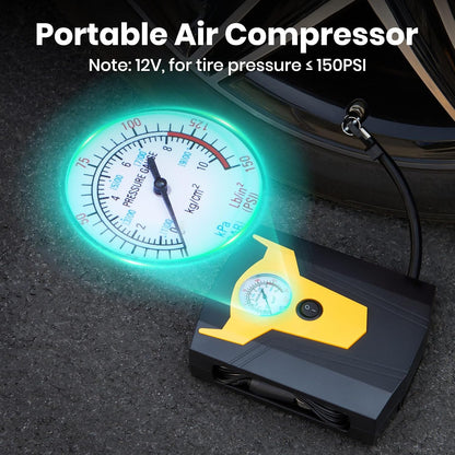 STDY Car Roadside Emergency Kit, Vehicle Truck Safety Road Side Assistance Kits Auto Accessory, with Jumper Cables, Tow Rope, Reflective Triangle, Tire Pressure Gauge, etc