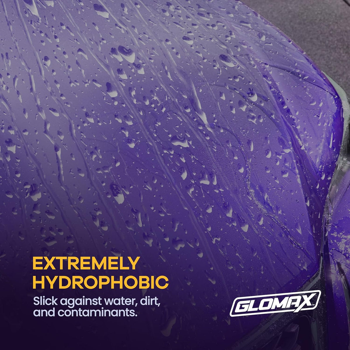 Premium Ceramic Coating for Cars with UV Protection (16 oz) – Extremely Hydrophobic & Slick Car Wax Spray, Long-Lasting, Quick & Easy Application, Maximum Gloss & Shine.