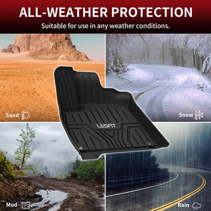 LASFIT Cargo Liner for Honda CR-V 2026 2025 2024 2023 (Gasoline & Hybrid & e:FCEV) All Weather TPE Car Trunk Mat (Upper Position), Cargo Only Black