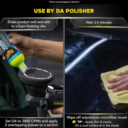 Meguiar's Hybrid Ceramic Liquid Wax, Shield Your Paint with a Residue-Free Liquid Car Wax with Advanced SiO2 Hybrid Technology and Long-Lasting Water-Beading Protection, 16 Oz Bottle