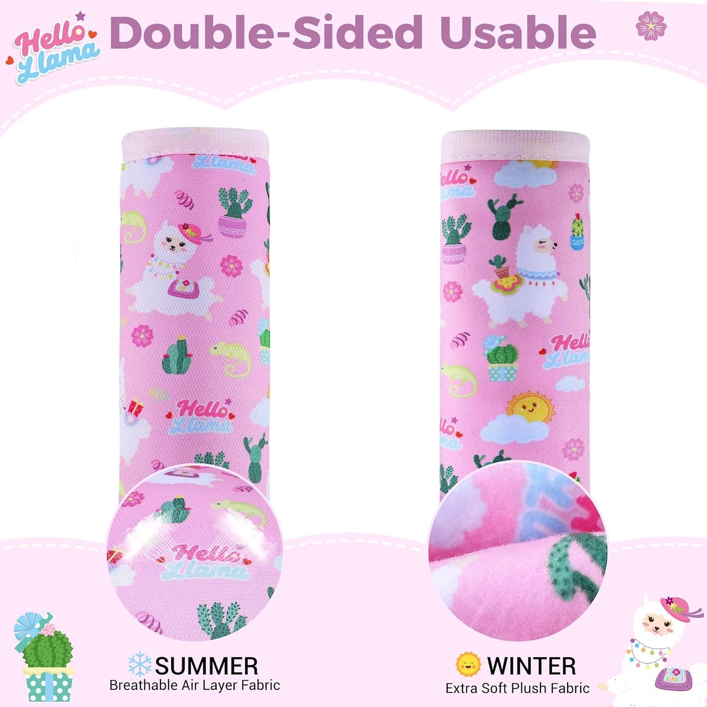 COOLBEBE Car Seat Straps Shoulder Pads for Baby Kids, Super Soft Seat Belt Covers for All Car Seats/Pushchair/Stroller/High Chair