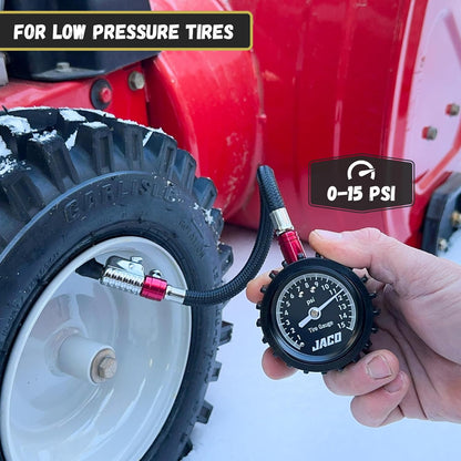 JACO ElitePro-X Tire Pressure Gauge with Lightning Chuck (100 PSI)