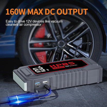 H50 Jump Starter - 5000A Jump Starter Battery Pack for Up to 10.0L Gas and 8.0L Diesel Engines, 12V Car Battery Jumper Starter Portable with 3.0" LCD Display, Jump Box