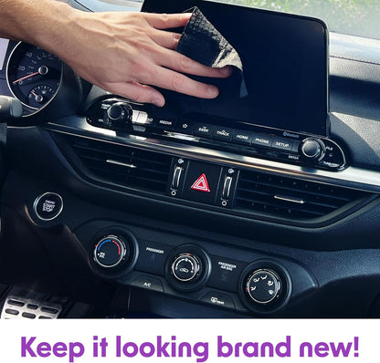 Wipex Auto Interior Car Cleaning Wipes - Plant Based Car Wipes - Lavender Essence, Safe for Vinyl, Rubber, Plastic, Leather, Chrome, Non-Greasy Matte Finish, UV Protectant, 40Ct Car Detailing Supplies