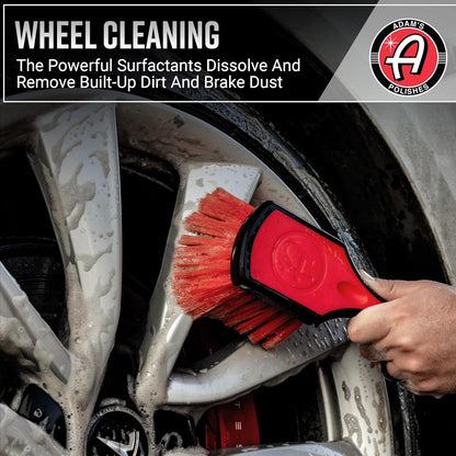Adam's Polishes Wheel & Tire Cleaner 16oz - Professional All in One Car Wash Wheel Well Cleaning Spray for Car Detailing | Safe On Most Rim Finishes