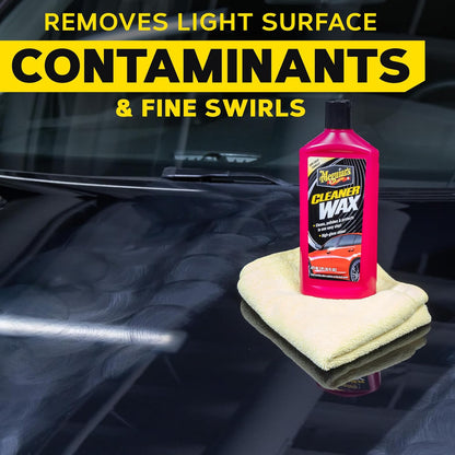 Meguiar’s Cleaner Wax, Liquid Car Wax For Diy Drivers & Detailers—Cleans, Polishes And Protects; Use On Exterior Paint And Clear Coat Surfaces On Cars, Trucks & Suvs - 16 Oz Bottle