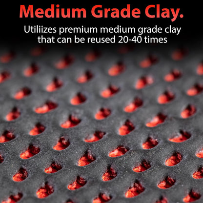 Adam's Clay Mitt Combo - Detail Spray Clay Lubricant for Medium Grade Clay for Car Detailing - Glove Quickly Removes Debris from Your Paint, Glass, Wheels, & More