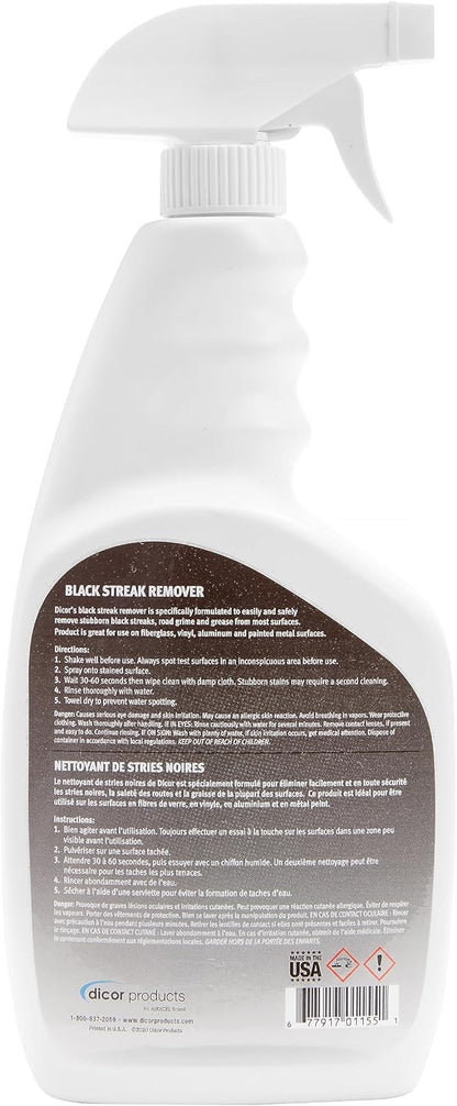 Dicor CP-BTR320S Bug & Tar Remover Cleaner Spray for RV Roofs and Exterior, White
