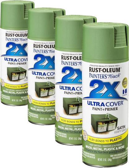 Rust-Oleum 334029 Painter's Touch 2X Ultra Cover Spray Paint, 12 oz, Gloss Clear - Colors D