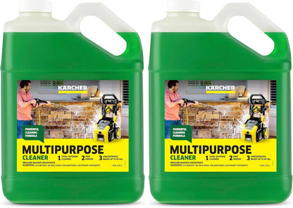 KÄRCHER Vehicle Wash and Wax, Pressure Washer Detergent, Cleans Cars, Bikes, Trucks, Boats and More, Highly Concentrated, Makes up to 40 gal of Cleaner