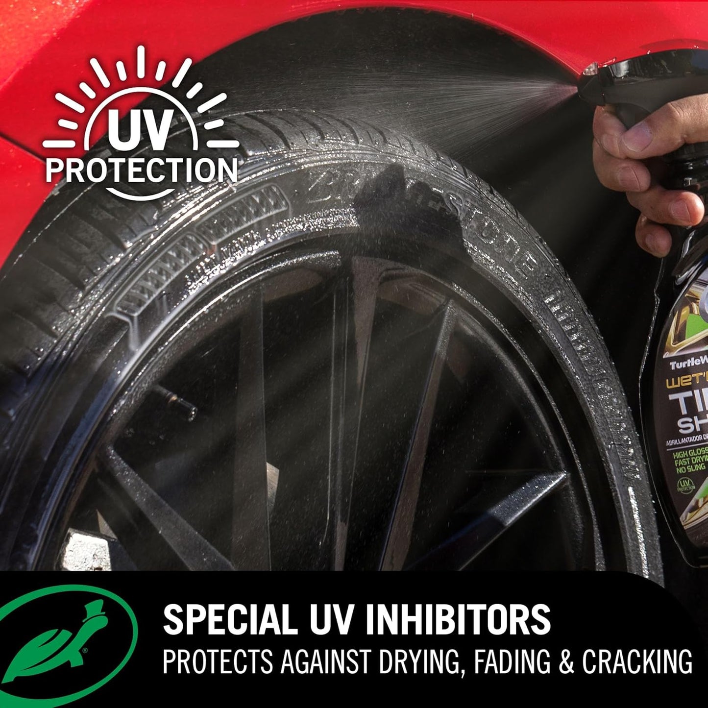 Turtle Wax T217RA Wet'n Black Ultra Wet Tire Shine - 23 Fl Oz.