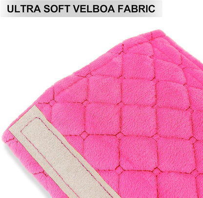 surpassme Car Seat Belt Pads Cover, 2 Pack Seat Belt Shoulder Strap Covers Protector to Release Stress to Your Neck and Shoulder for a Safety Driving (Pink)
