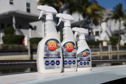 303 Products Marine Aerospace Protectant Spray, UV Protection for Boat Vinyl & Surfaces – Repels Dust, Dirt & Staining, Matte Finish, Restores Like-New Appearance, 32 oz