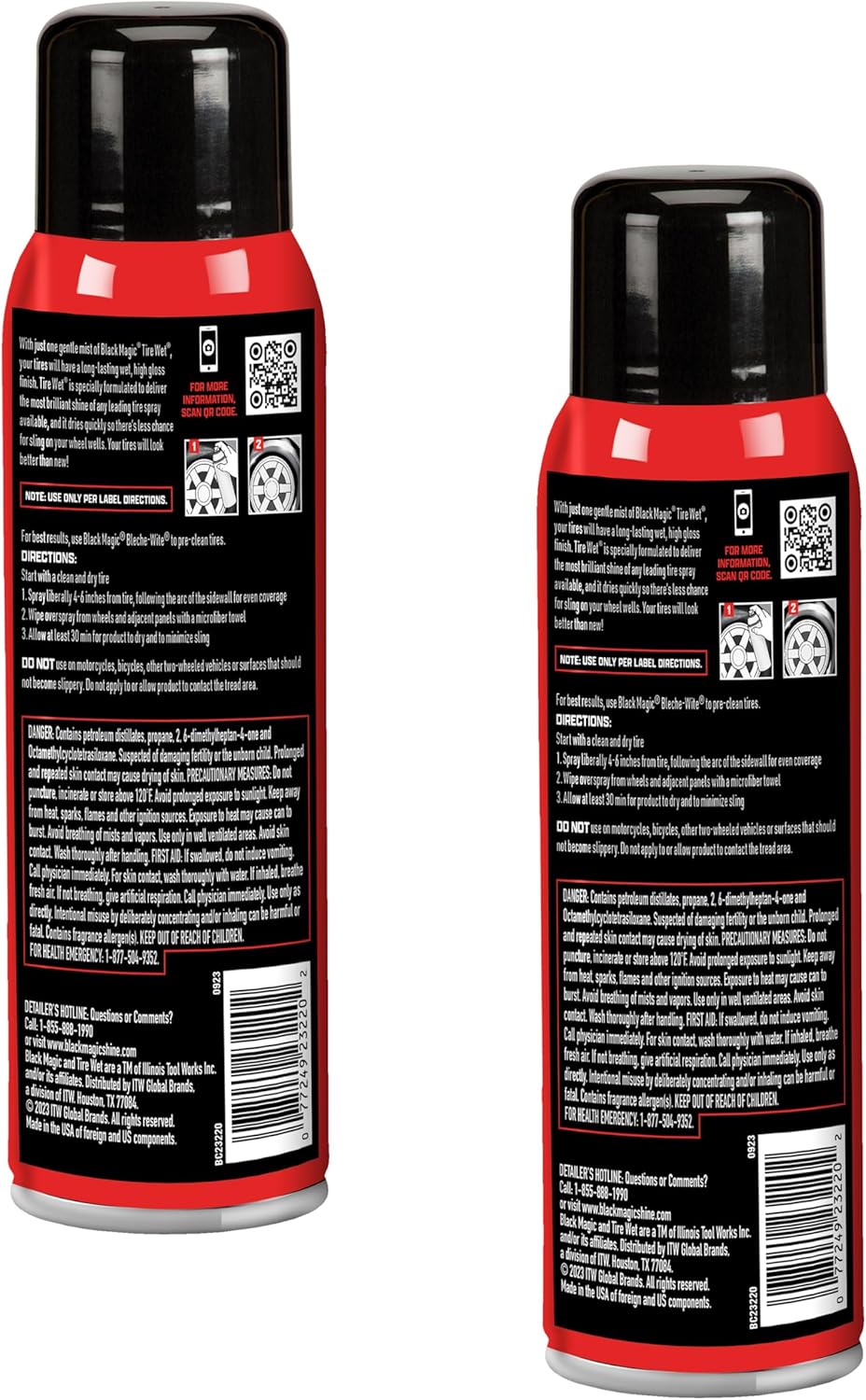 Black Magic 120218 No Scrub All Wheel Cleaner, 23 oz. (Pack of 2) - No Scrubbing Needed, Just Apply, Hose Off and Wipe for Clean Wheels Every Time