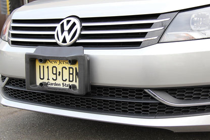 BumpShox - The Original Front Bumper Guard & Front Bumper Protection License Plate Frame. Tougher Than Steel! (BumpShox MAX (2.0" Thick))