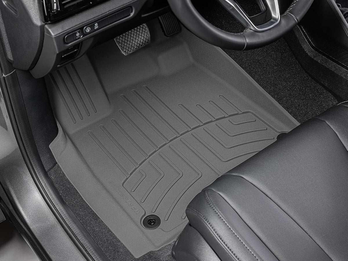 WeatherTech FloorLiner HP Custom Fit Floor Mats for Acura MDX 1st Row (4416691IM), Black