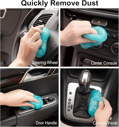 TICARVE Cleaning Gel for Car Detailing Car Cleaning Putty Auto Detailing Gel Detail Tools for Car Interior Cleaner Kit Car Vent Cleaner Automotive Car Cleaner Green