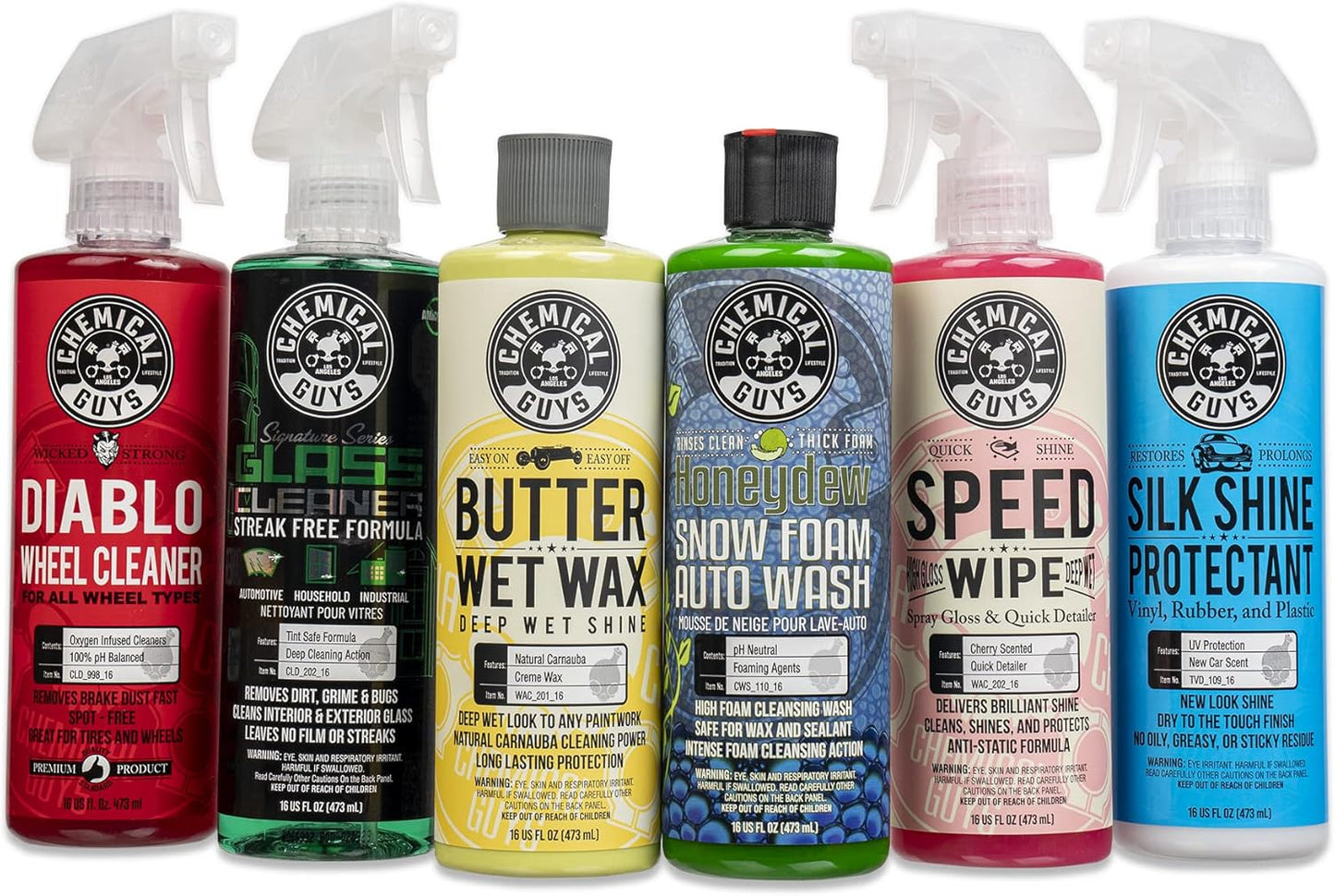 Chemical Guys Car Wash Kit 14-Pc Arsenal Builder - with Foam Blaster, Wash Bucket, Towels, Applicators, and 16 oz Soaps, Waxes, and Cleaners - Complete Car Detailing Gift Set, Works with Garden Hose
