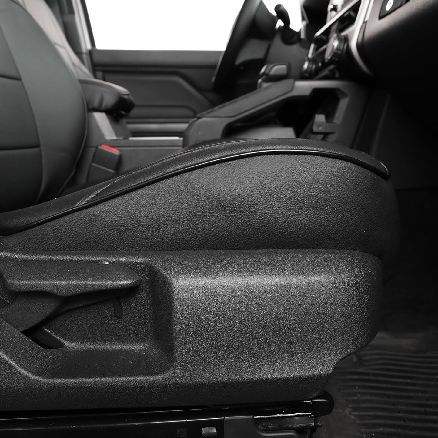 EKR Tacoma Car Seat Covers Custom Fit for Toyota Tacoma (Petrol) 2024 2025 2026 DoubleCab/CrewCab SR/SR5/TRD Sport/TRD Off-Road/Limited -Truck Seat Covers Full Set,Faux Leather(Black)
