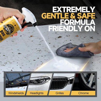 toretark Bug Remover for Cars Exterior - Tree Sap Remover for Cars Exterior, Quickly Dissolves for Water Spot, Bird Poop, Resin, Grease, Tar - PH Neutral, Safe on Paint, Rubber, Chrome, Glass