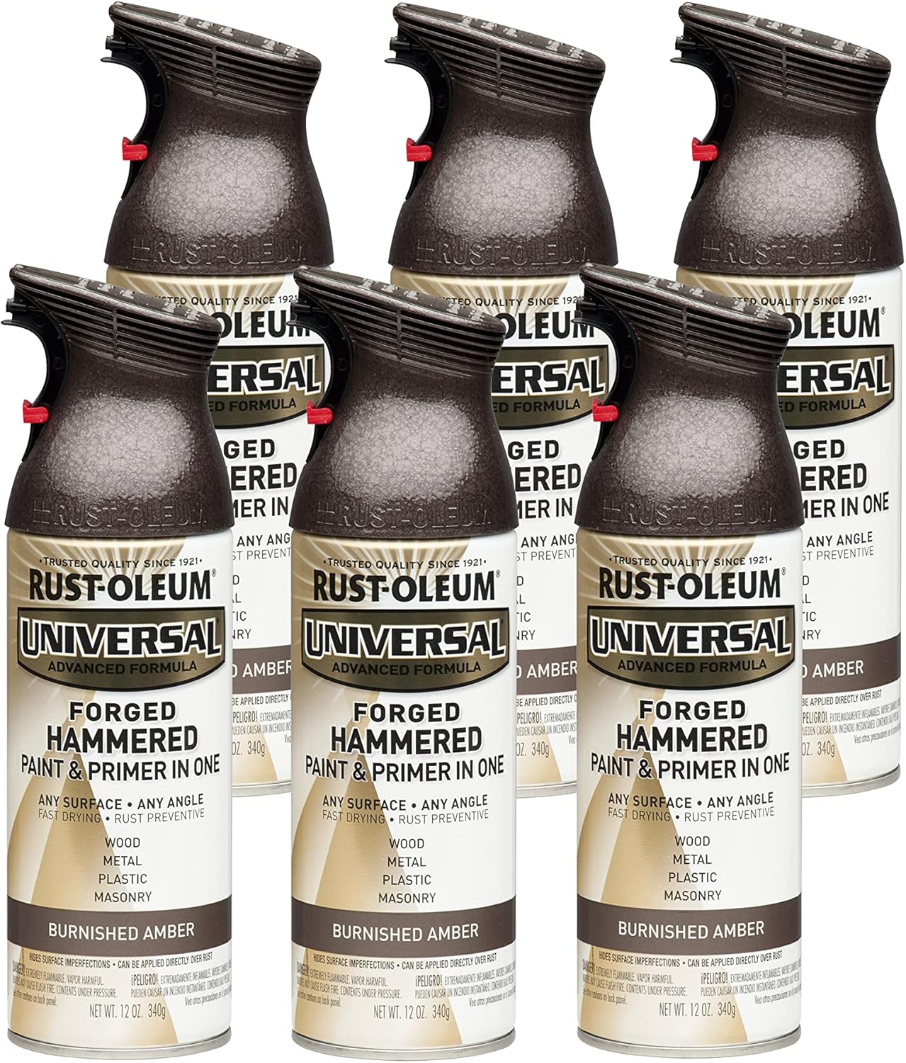 Rust-Oleum 302151 Universal All Surface Clear Topcoat Spray, 11 oz, Dead Flat Clear - Colors A