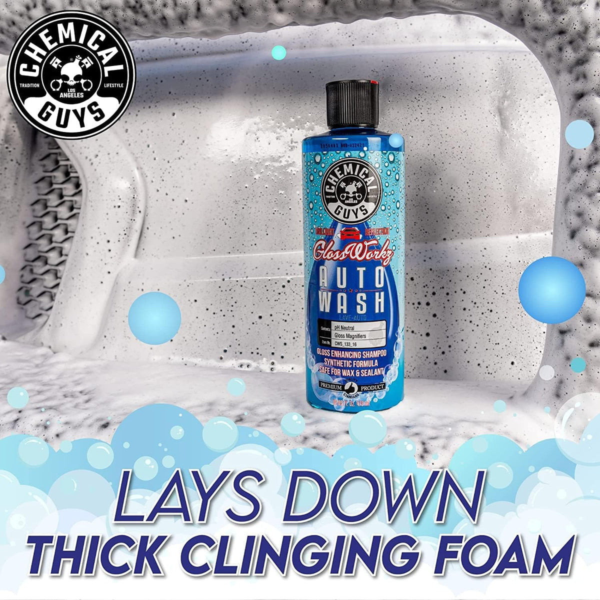 Chemical Guys TORQ Professional Max Foam 8 Cannon and Honeydew Snow Foam Soap Kit - High Foaming Car Wash Cannon with 1 Gallon Concentrated Soap - Safe for Cars, Trucks, SUVs, RVs and More, 128 fl oz