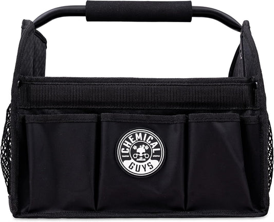 Chemical Guys Quick Load Collapsible Detailing Car Caddy Organizer & Storage – Portable Wash and Garage Organizer for Supplies, Tools and Accessories – Durable Black Design for Cars, Trucks & Home