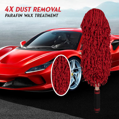 Car Duster Exterior Scratch Free,Soft Car Brush Kit for Truck,SUV,RV and Motorcycle,Wax Cotton Hair,Dusters with Extendable Handle,Duster for Cleaning,Dust Pollen Removing,No Lint