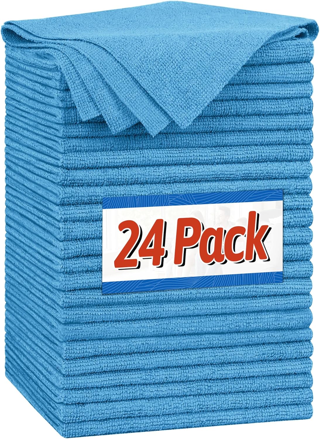 FIXSMITH Shop Towels, Pack of 200, Grey Microfiber Cleaning Cloth Bulk, Microfiber Towels for Cars, All-Purpose Absorbent Cleaning Rags, Dust Cloth for Automotive, Mechanic, Garage, 11.5 x 11.5 inch