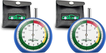 GODESON Dial Type Tire Tread Depth Gauge 88703 Professional for Motorcycle, car,Truck and Bus
