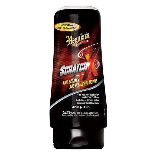 Meguiar’s Scratch-X, Car Scratch Remover, Car Paint Scratch Repair for Fine Scratches & Blemishes, Restores Clarity, Use On Glossy Exterior Paint and Clear Coats On Trucks & Suvs - 7 Oz Bottle
