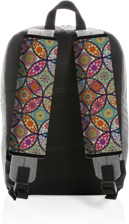 Car Seat Belt Pad Cover, 2-Pack Soft Car Safety Seat Belt Strap Shoulder Pad for Adults and Children, Suitable for Car Seat Belt, Backpack, Shoulder Bag (Pretty Mandala)