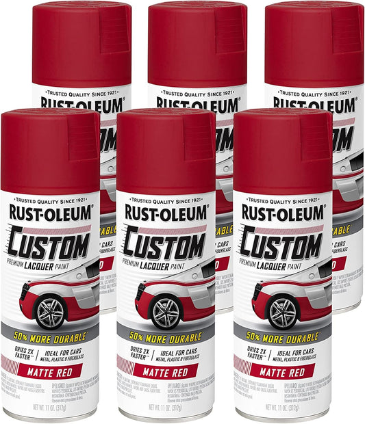 Rust-Oleum 323383 Automotive Custom Lacquer Spray Paint, 11 oz, Gloss Clear