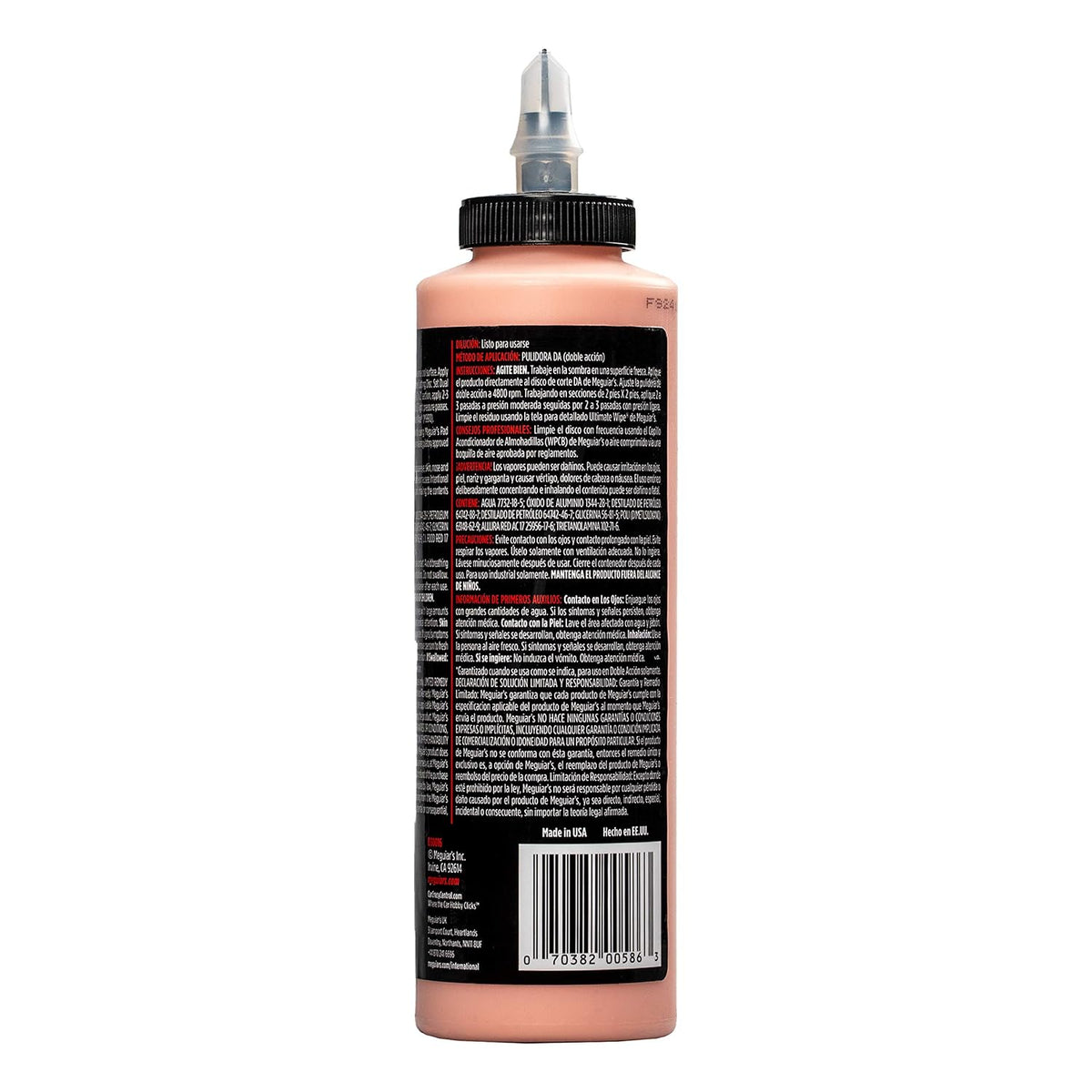 Meguiar's DA Microfiber Correction Compound D30032 - Pro Car Scratch Remover, for Use with a DA Polisher and Microfiber Cutting Disc, Remove Swirls, Scratches, Water Spots, and Oxidation, 32 Oz