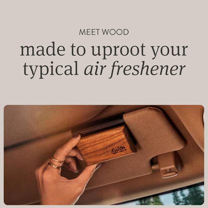Drift Car Air Freshener - The Original Wood Air Freshener - Car Odor Eliminator - Long Lasting Scent - Auto Accessories - Metal Clip - Essential Oils - Clean Ingredients - Cabana Scent Starter Kit