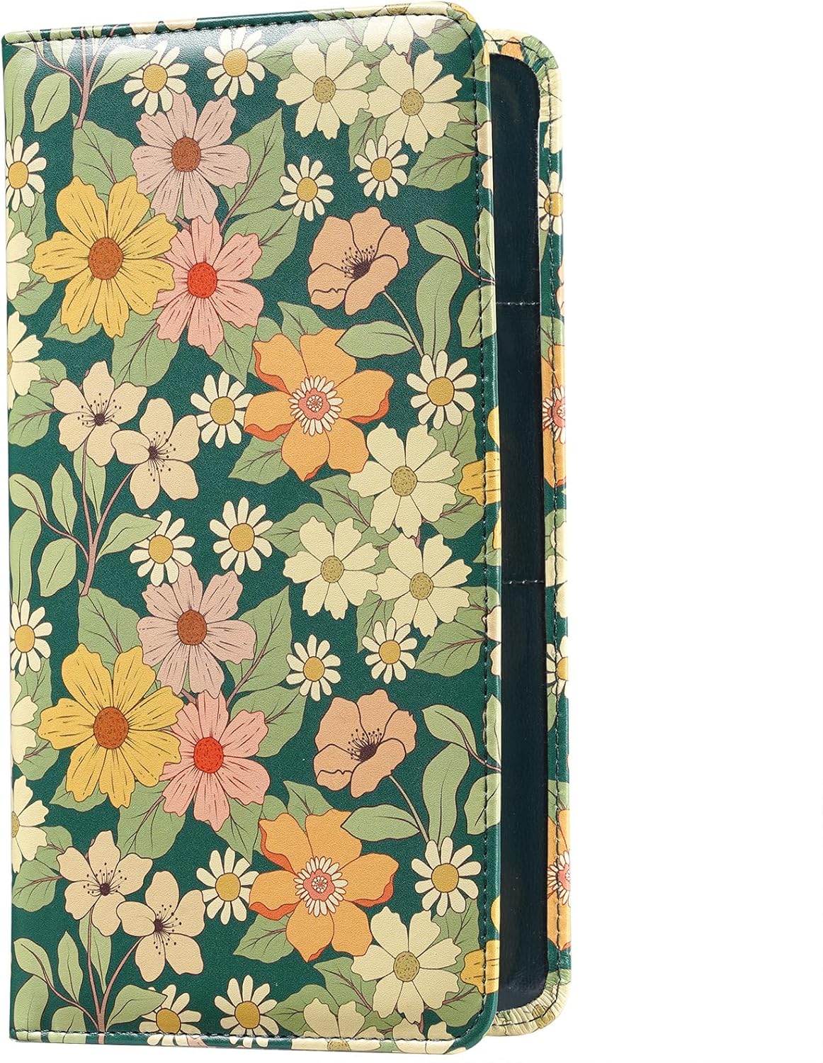 Car Registration and Insurance Holder, Insurance Card Holder, Car Registration Holder, Floral Themed Cover with Magnetic Shut