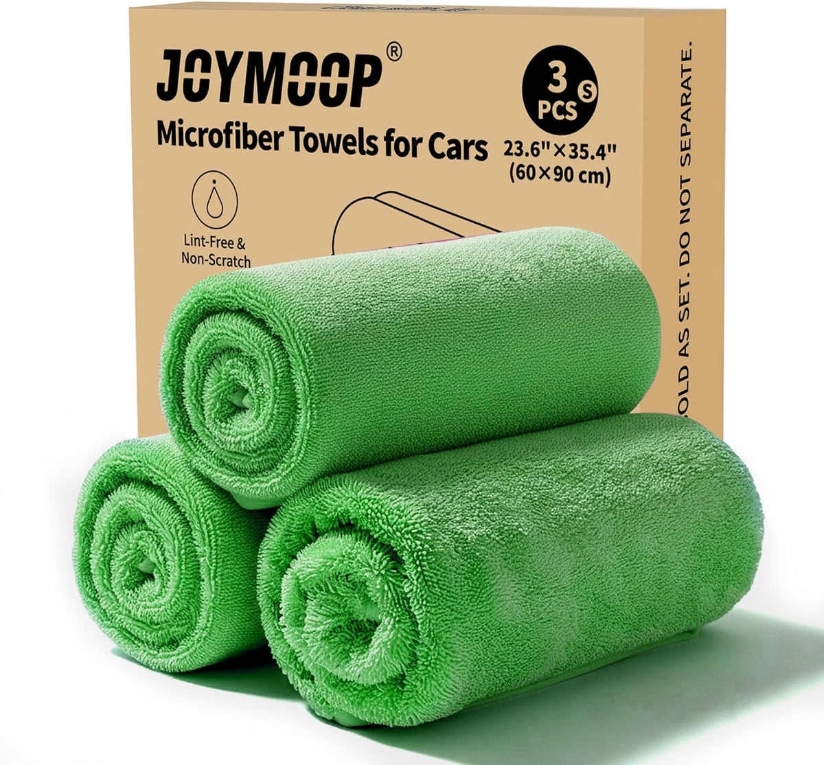 JOYMOOP Microfiber Towels for Cars, 2 Pack 35.4" x 23.6" Car Drying Towel, Dark Gray Reusable Car Towel, Quick Drying Car Microfiber Cleaning Cloth for RVs, SUVs, Trucks