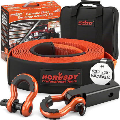 HORUSDY 25FT Jumper Cables, 1-Gauge 800A Heavy Duty Jumper Battery Cables 25 Ft Booster Jump Start, Reverse Polarity Protection - ETL Certified